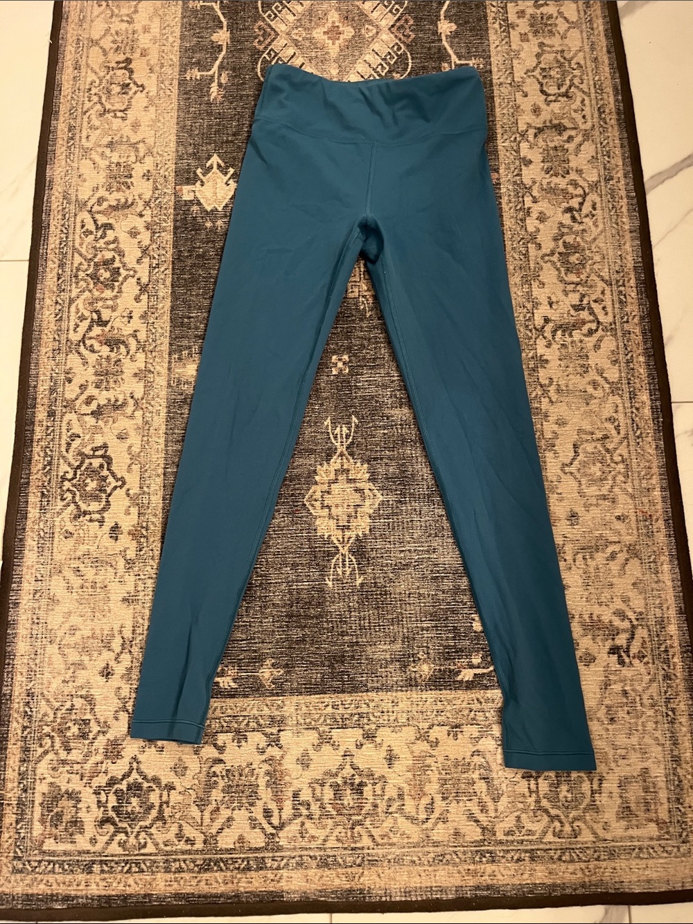 Athleta Girl Teal-Blue High-Rise Leggings
